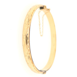 Pre Owned 9ct Hinged Bangle ZV23